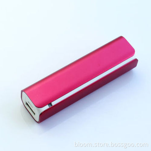 2,600mAh Mobile Phone Charger in Luxury Gold Color, Comfortable TextureNew